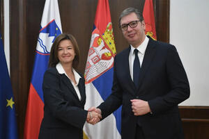 PREDSEDNIK VUČIĆ SA TANJOM FAJON: Slovenija je jedan od naših najznačajnijih partnera! Obavestio sam je o situaciji na KiM (FOTO)