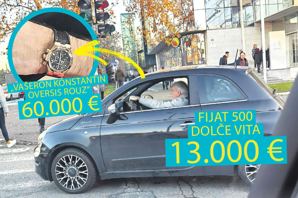 ŽOC ZNA ŠTA SU PRIORITETI: Obradović uhvaćen u Beogradu za volanom malenog "fiće", a na ruci MONSTRUM pet puta skuplji od auta!