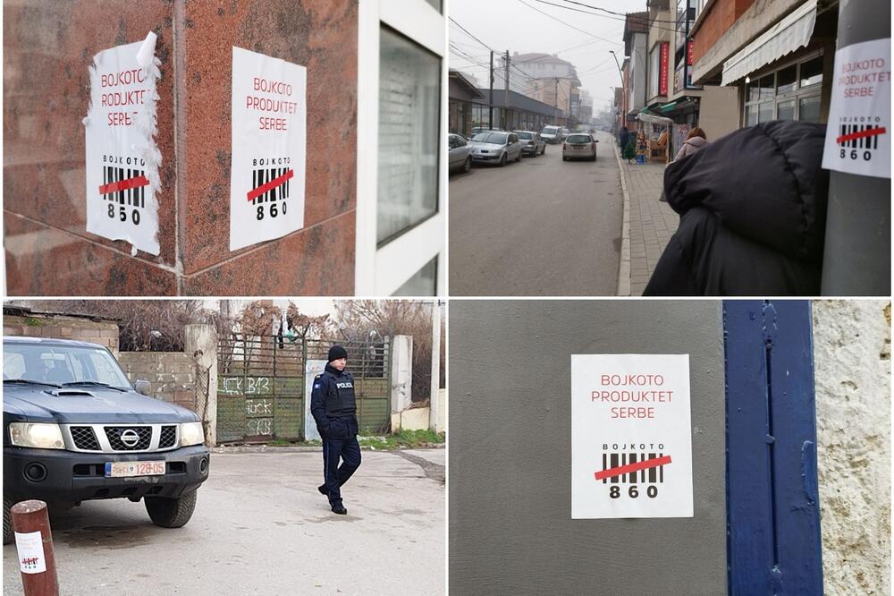 SRAMOTNE PORUKE ŠIROM BOŠNJAČKE MAHALE: Na srpskim kućama osvanuli plakati za bojkot srpske robe