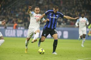INTER SPASAO PRVENSTVO: Gol Džeka u velikom derbiju za prvi poraz Napolija u sezoni