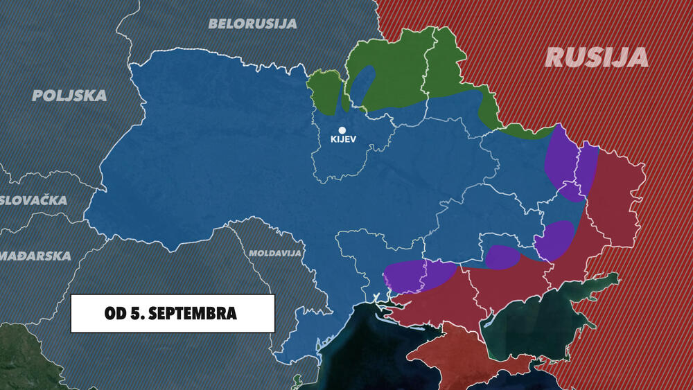 Mapa, ofanziva, Ukrajina