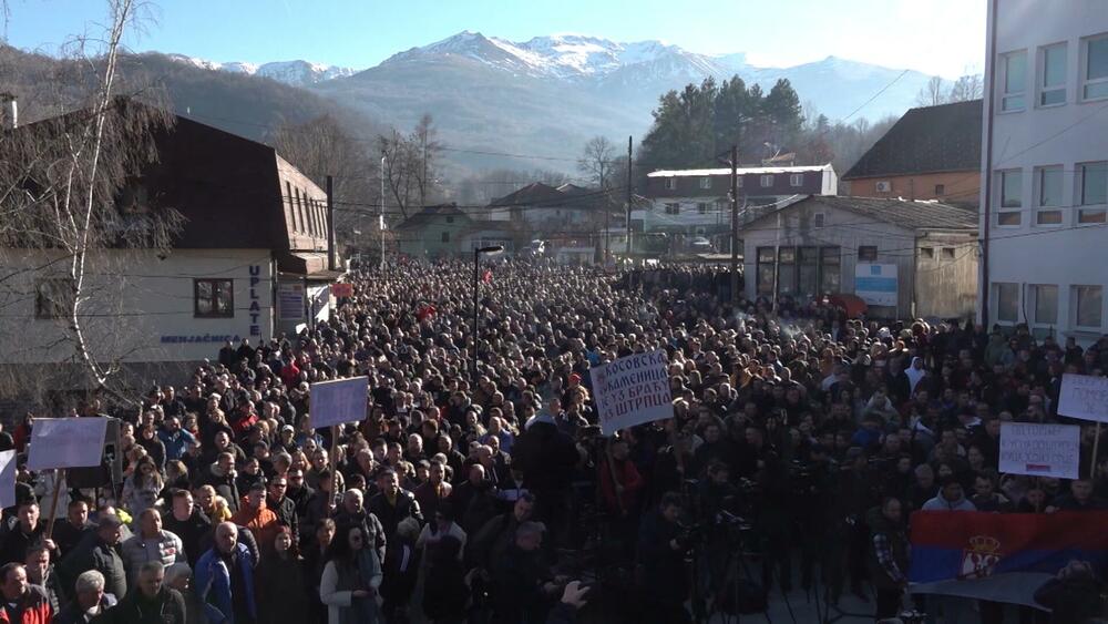 Protesti Srba na Kim