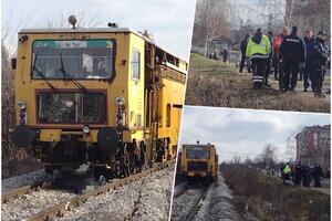 KURIR NA LICU MESTA, TRAGEDIJA NA PRUZI: Nišliju udarila železnička radna mašina (FOTO, VIDEO)