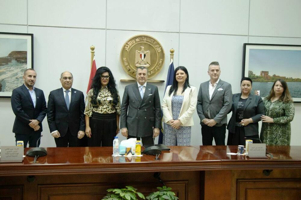 Delegacija 321 Srbija sa ministrom Ahmedom Isom i direktorom TO Egipta Amrom Elkadijem