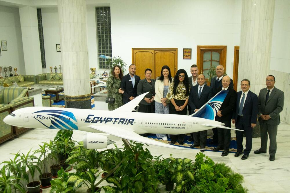 Delgacija 321 Srbija sa ministrom aviacije  Abasom i čelnicima avio kompanija iz Egipta