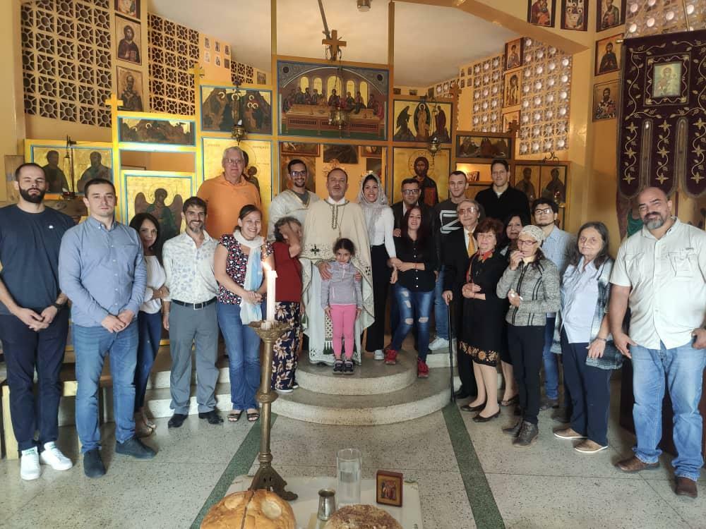 Sa parohijanima pravoslavne crkve u Karakasu