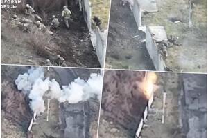 RUSI PUZE I SKRIVAJU SE, A ONDA JE GRUNULO! Ukrajina objavila novi snimak RAKETNOG UDARA u Soledaru, više od 100 POBIJENIH (VIDEO)