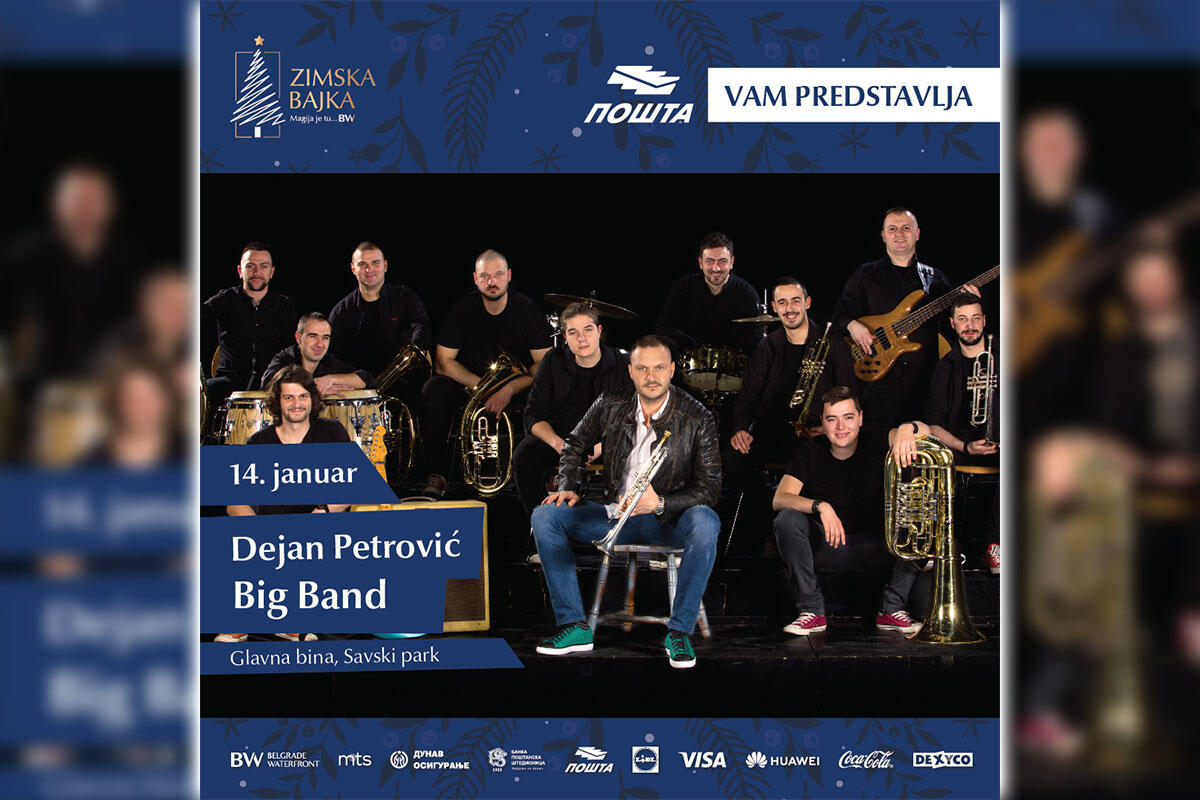 Infine, uno spettacolare concerto della Dejan Petrović Big Band