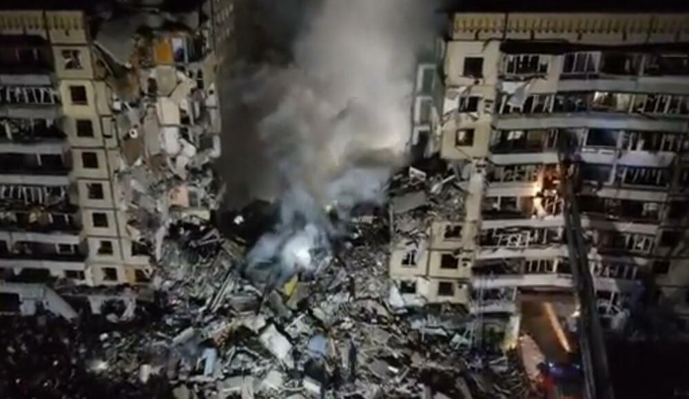Rusija, srušena zgrada