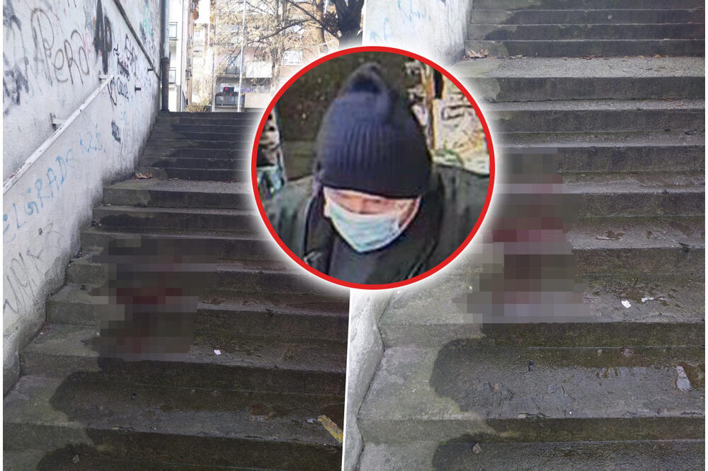 "RUKE U VIS, ODMAH" Ovde je savladan razbojnik sa Karaburme, tragovi krvi na stepeništu, stanari uplašeni: Opkolili su zgradu FOTO