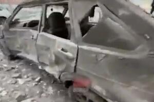 LADA PROTIV HIMARSA Posle raketnog napada u Ukrajini vozač seda u smrskanu Samaru, stavlja ključ u bravu, A ONDA SLEDI ŠOK (VIDEO)