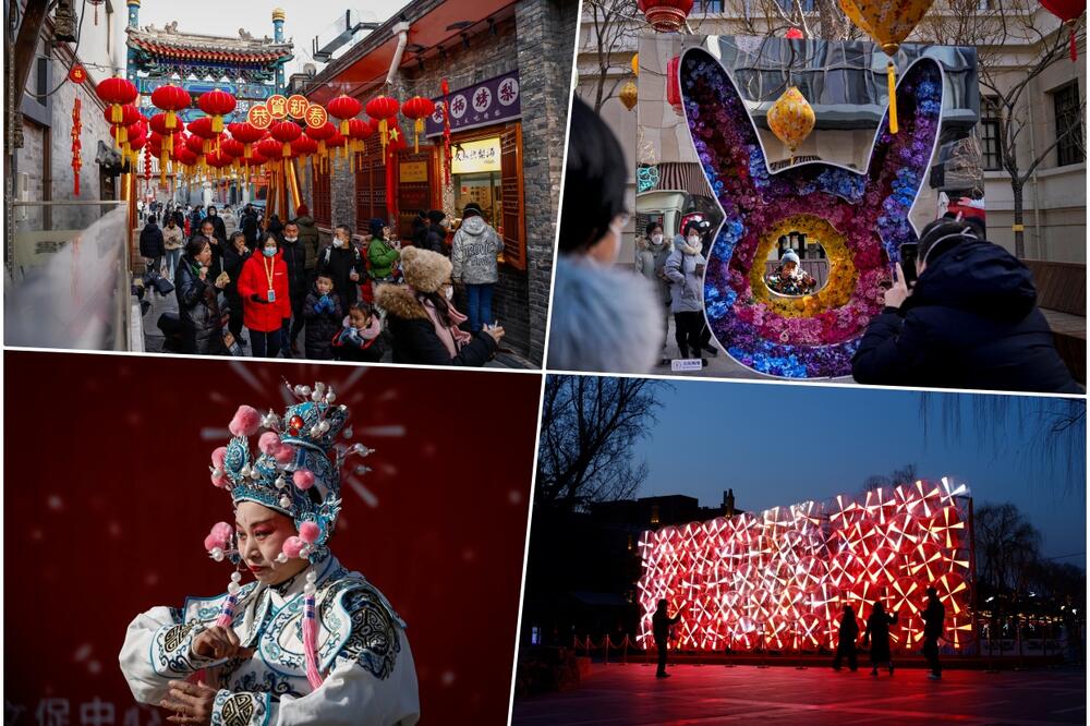 NAJVAŽNIJI DAN ZA KINU: Narod širom zemlje dočekao Lunarnu Novu godinu, godinu zeca! Ulice u Pekingu bile PREPLAVLJENE (FOTO)