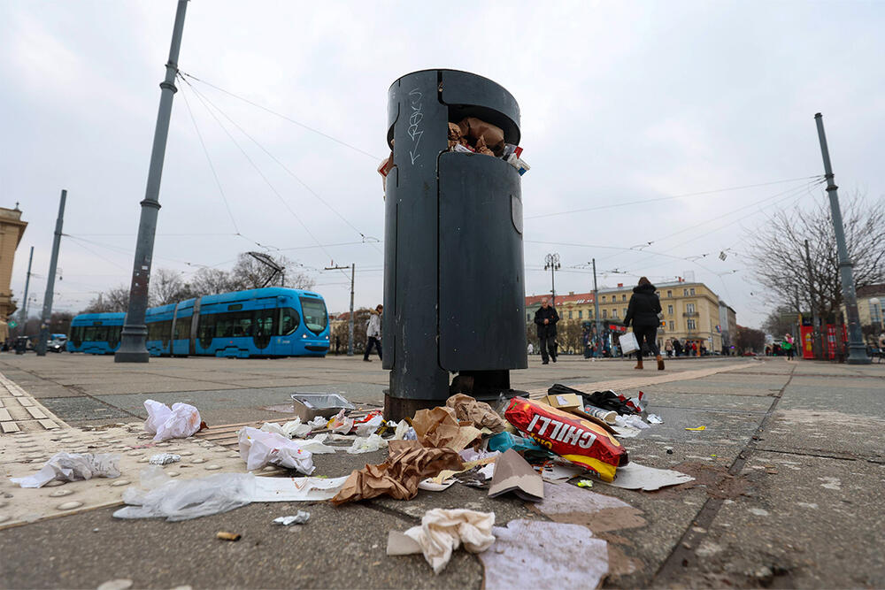 Zagreb, smeće, đubre, kontejneri