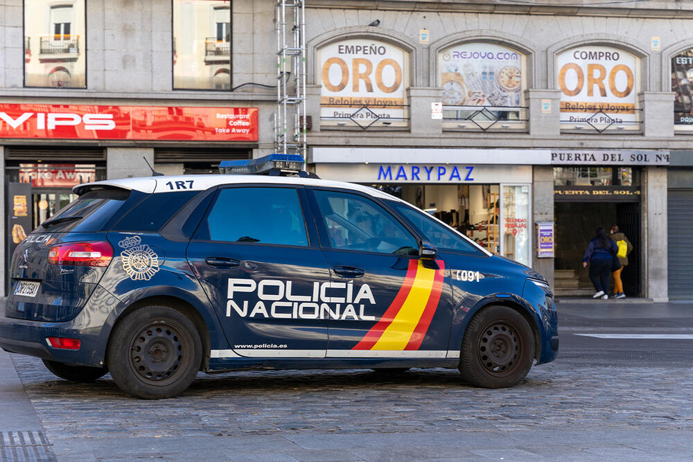 ilustracija španska policija