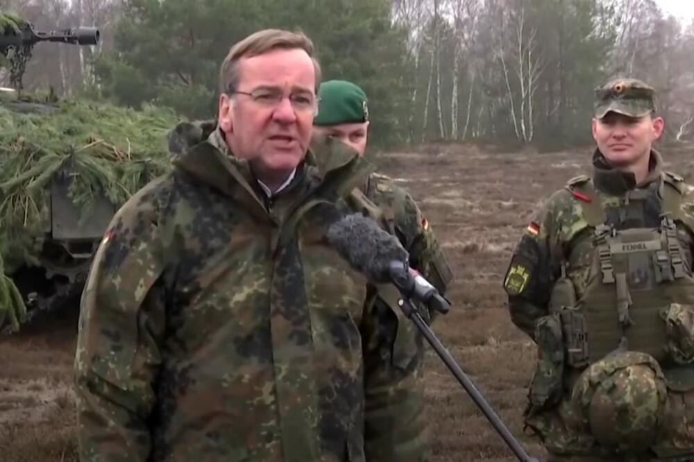 MINISTAR PISTORIJUS OBELODANIO: Nemačka će udvostručiti vojnu pomoć Ukrajini planiranu za 2024.