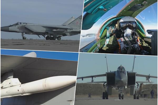 RUSI POSLALI PORUKU ZAPADU I UKRAJINCIMA ŠTA MISLE O ISPORUCI BORBENIH AVIONA KIJEVU: Snimili MiG-31BM sa raketama u patroli VIDEO