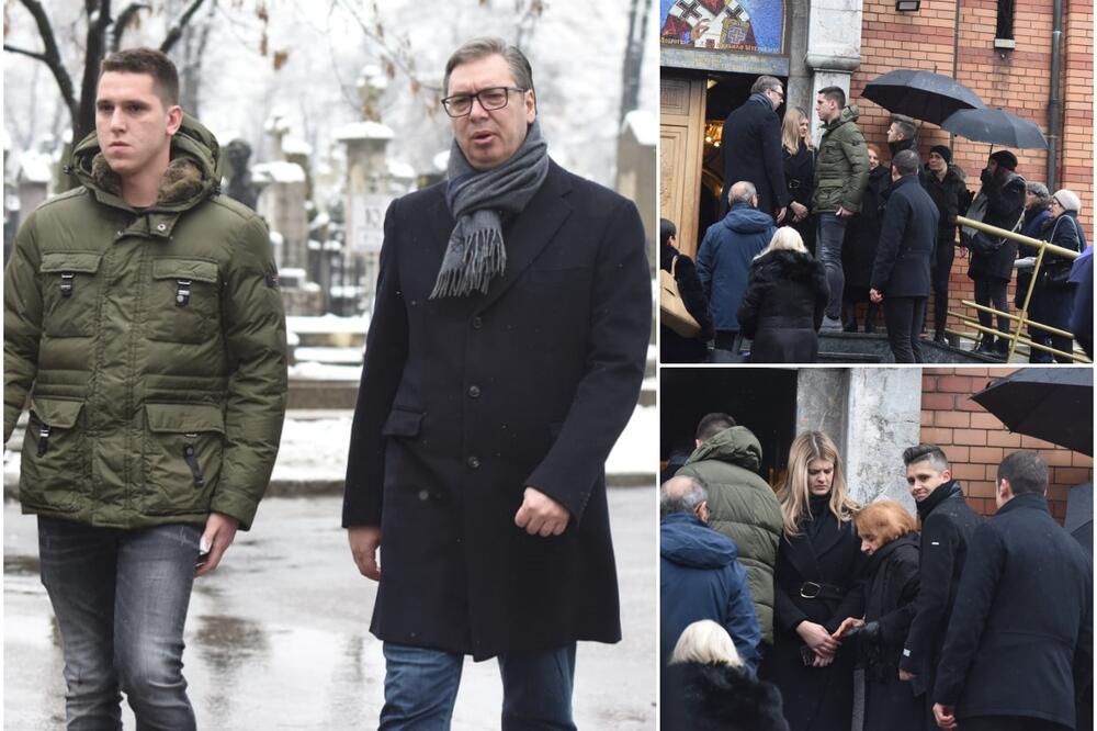 PREDSEDNIK SRBIJE SA SINOM DANILOM NA POMENU KSENIJI VUČIĆ: Obeležava se godinu dana od smrti novinarke (VIDEO)