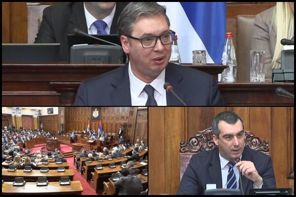 UŽIVO DISKUSIJA O KIM U SKUPŠTINI U TOKU! Vučić: Nikada neću pregovarati o opstanku na vlasti, zanima me samo opstanak Srbije!
