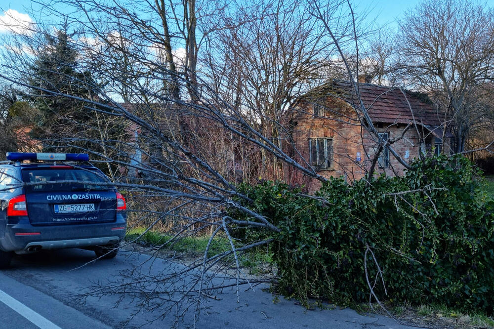 JAK VETAR KOD GAREŠNICE PODIGAO ŠUPU I NOSIO JE 7 METARA PRE NEGO ŠTO JE PALA NA ŠTALU: Vlasnici nemo posmatrali sve! (FOTO)