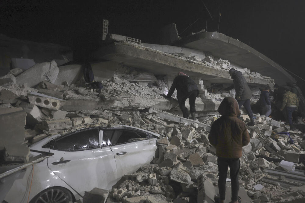 zemljotres, Sirija
