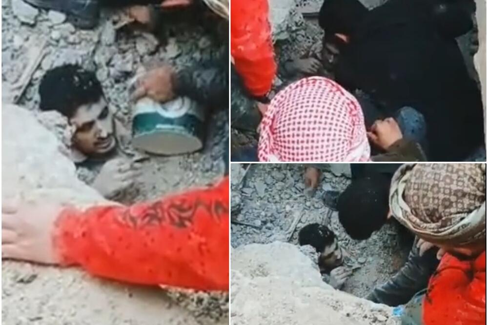 BESPOMOĆNI I OČAJNI: Ljudi u Siriji golim rukama kopaju ruševine da spasu živote zatrpanih! Zaboravljeni od sveta VIDEO