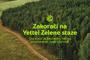 SAFE NET, REŠENJE ZA BEZBEDNO SURFOVANJE INTERNETOM: Biciklističke i šetačke staze u Srbiji od sada u Yettel aplikaciji