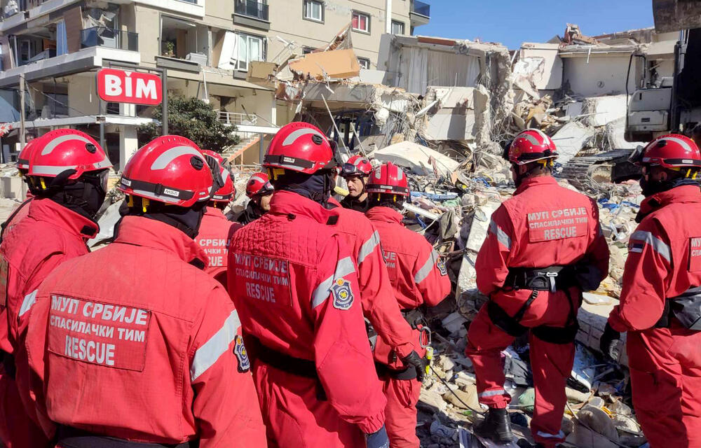 MUP, Sektor za vanredne situacije, spasavanje, zemljotres, Turska, srpski spasilački tim