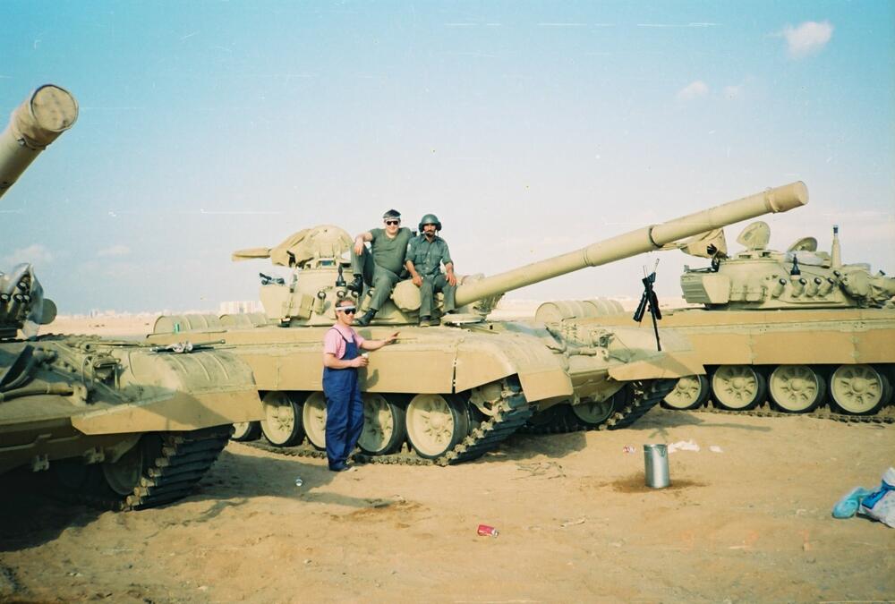 Tenk M-84AB, Kuvajt, trka tenkova