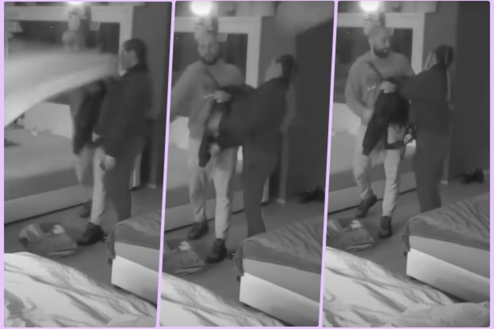 ZVEZDAN ZAMAHNUO SVOM SNAGOM: Zakačio Anu posred lica, ona se srušila na krevet! Njegova reakcija je ŠOK (VIDEO)