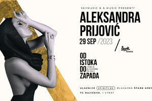 Danas počela zvanična prodaja ulaznica za koncert Aleksandre Prijović u beogradskoj Štark Areni