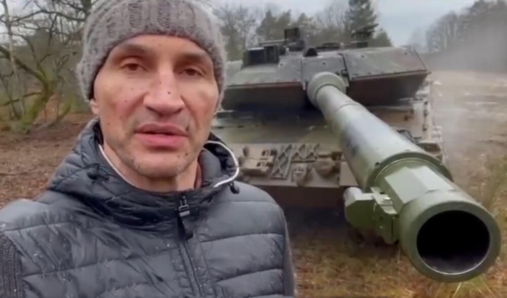 Vitalij Kličko, tenk, Leopard 2
