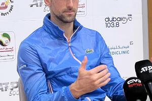 NOVAK PRED DUBAI: Za velikog šampiona – crveni tepih i na konferenciji za medije