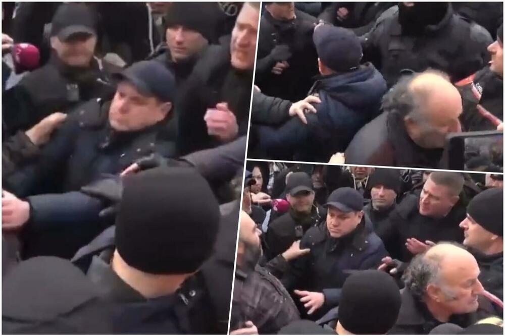 OKRŠAJ OPOZICIJE I POLICIJE U PRESTONICI MOLDAVIJE: Auobusima krenuli u grad, policija iz zaustavila! Usledio sukob VIDEO