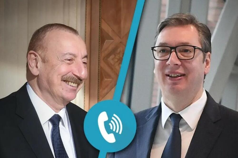 PREDSEDNIK SRBIJE RAZGOVARAO SA ALIJEVOM: Vučić ga informisao o dijalogu u Briselu i istakao značaj dobrih odnosa sa Azerbejdžanom