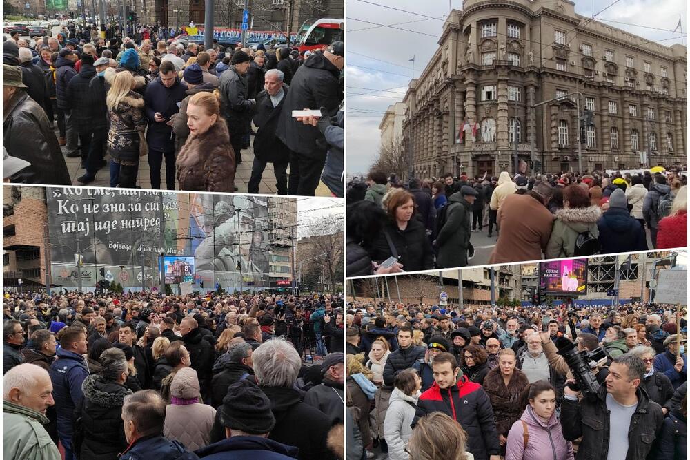 SKUP PODRŠKE SMENJENIM TUŽITELJKAMA: Zbog protesta ispred Vlade Srbije, blokirana raskrsnica ulica Kneza Miloša i Namanjine