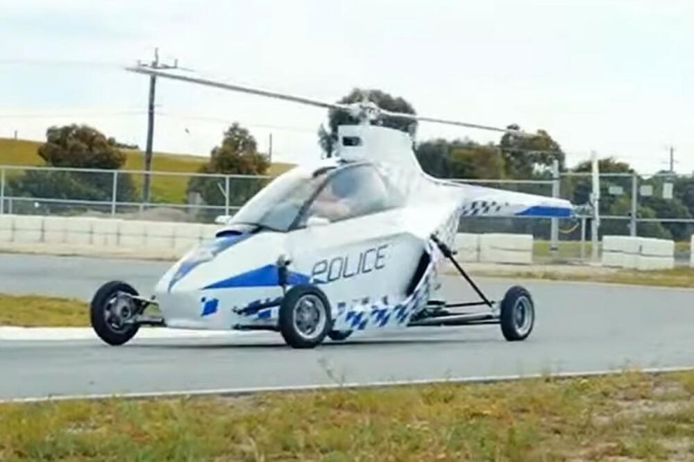 PRVI LETEĆI POLICIJSKI AUTOMOBIL! Ovaj koncept se može voziti po putu, ali i poleteti kao helikopter: KRIMINALCI NEMAJU ŠANSE