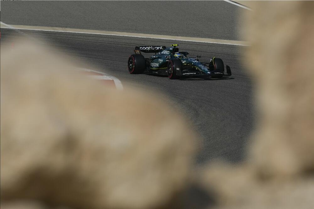 Fernando Alonso, Aston Martin, Formula 1, Fomrula 1 ilustracija, Bahrein
