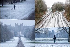 SNEŽNA OLUJA LARISA PRIBLIŽAVA SE VELIKOJ BRITANIJI: Najugroženiji Vels, na nekim mestima do 40 cm snega! Putevi zatvoreni