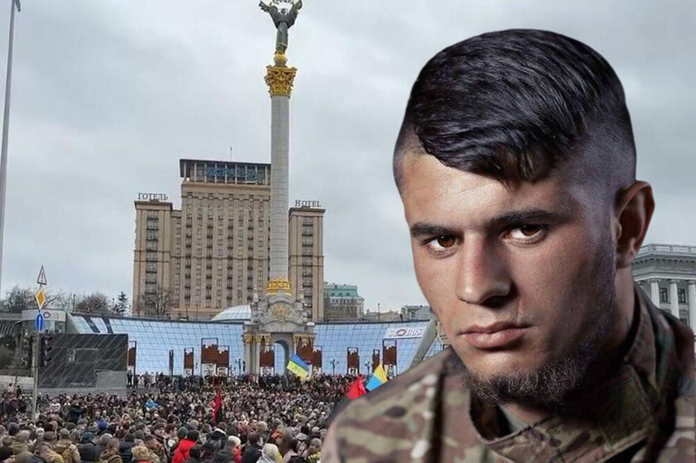 U BAHMUTU POGINUO UKRAJINSKI HEROJ, DA VINČI: Kijev vrvi od ljudi, svi došli da mu ODAJU POČAST, stigao i Zelenski (VIDEO)