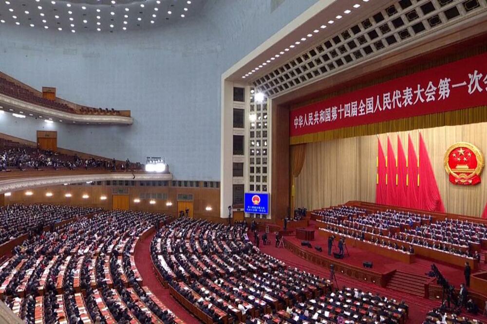 Završeno zasedanje 14. Svekineskog narodnog kongresa, Si Đinping držao govor