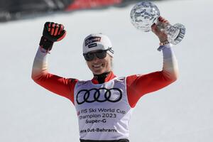 MALI KRISTALNI GLOBUS PRIPAO LARI: Švajcarska skijašica slavila u superveleslalomu u Soldeu