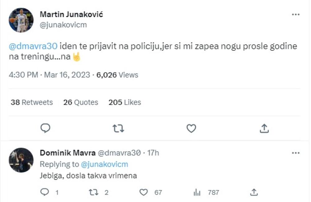 Martin Junaković i DOminik Mavra