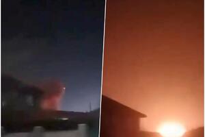 NAPAD NA ŽELEZNIČKO ČVORIŠTE DŽANKOJE NA KRIMU Ukrajina tvrdi: Uništen voz sa krstarećim raketama kalibr! VIDEO