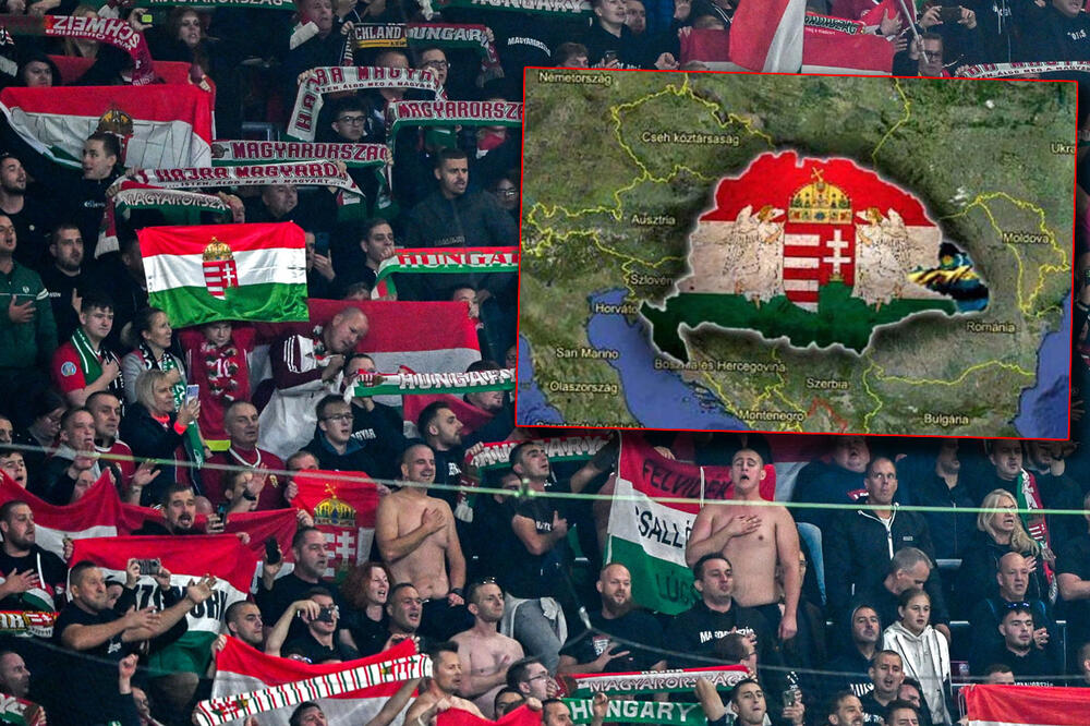 VELIKI SKANDAL, UEFA SE IGRA SA VATROM: Dozvoljena je zastava Velike Mađarske?! Šta je sledeće? Velika Albanija? Ustaška NDH?