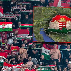 VELIKI SKANDAL, UEFA SE IGRA SA VATROM: Dozvoljena je zastava Velike Mađarske?!
