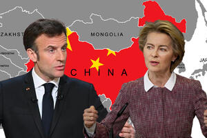 MAKRON STIGAO U PEKING: Predsednik Franvuske predvodi poslovnu delegaciju od 50 članova, u nadi da će sačuvati veze sa Kinom