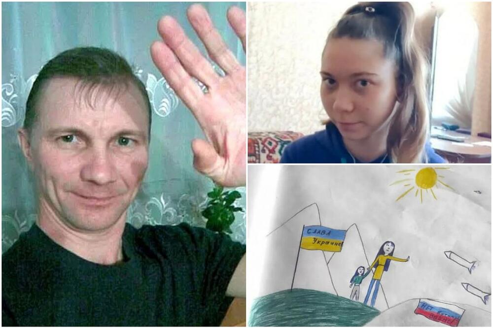 TATA, TI SI MOJ HEROJ! Rus koji je osuđen zbog crteža ćerke pobegao iz pritvora, ona mu poslala poruku, odmah se oglasio Prigožin!