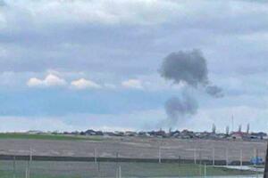 GORI NA KRIMU: Eksplozija u blizini ruskog vojnog aerodroma (VIDEO)