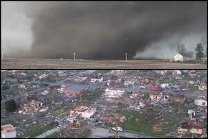 OSETILI SMO DA SE KUĆA TRESE... Razorni tornado pogodio SAD, poginulo najmanje 26 ljudi, uništene kuće, gradovi bez struje!