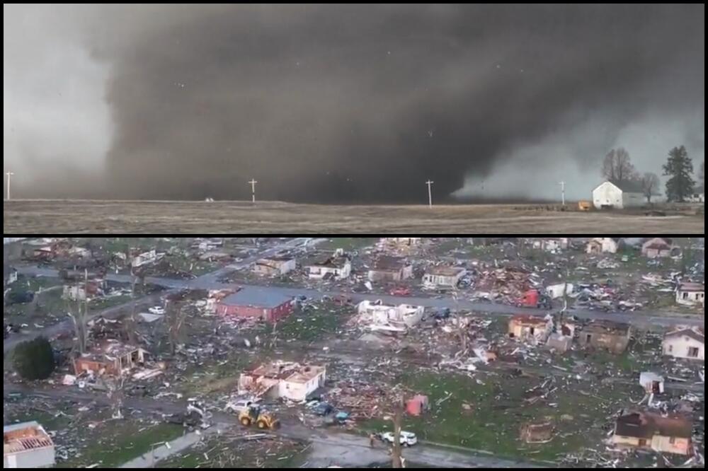 OSETILI SMO DA SE KUĆA TRESE... Razorni tornado pogodio SAD, poginulo najmanje 26 ljudi, uništene kuće, gradovi bez struje!